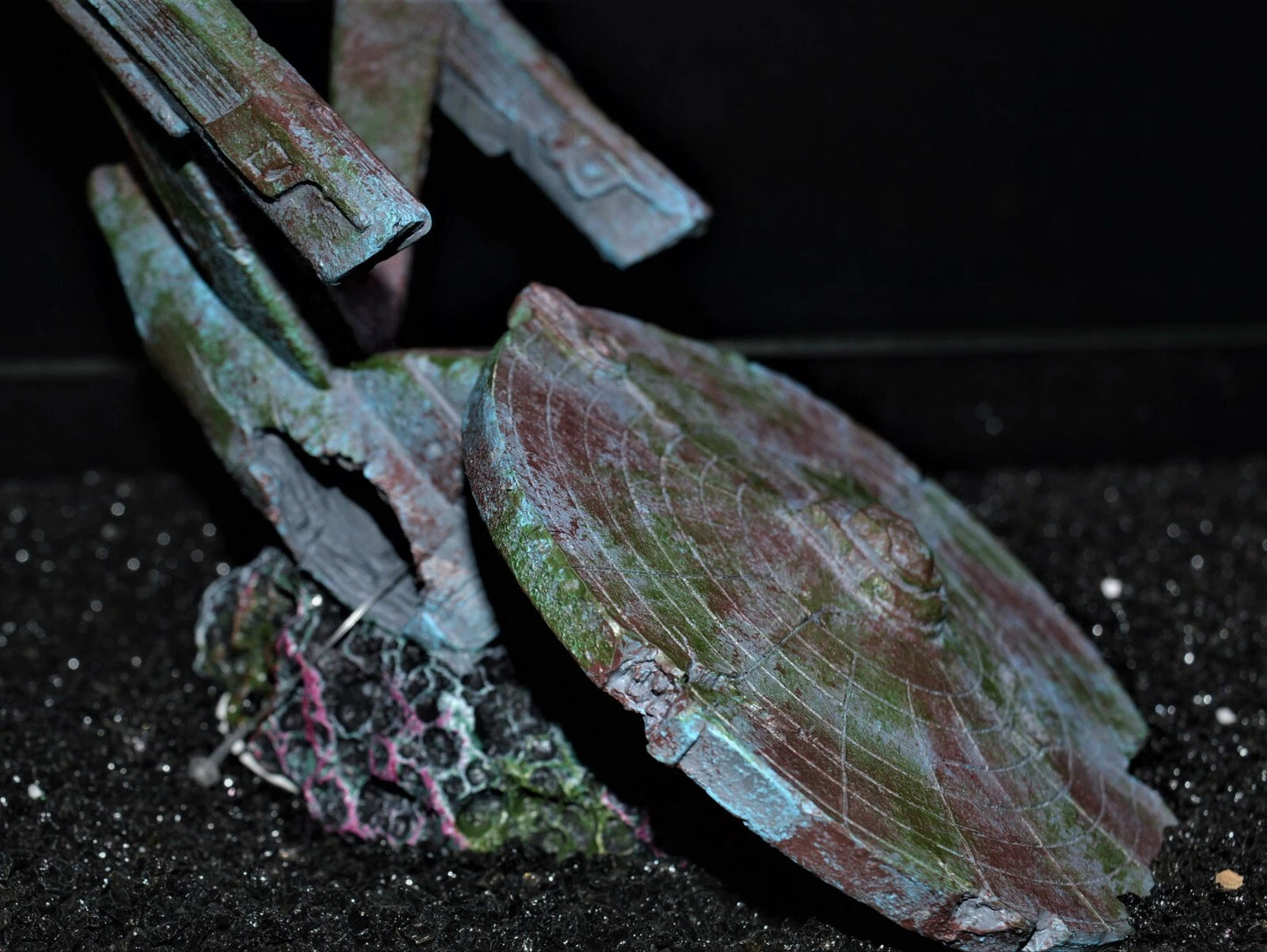 "Star Trek" style spaceship Aquarium Ornament Fish Tank Enterprise