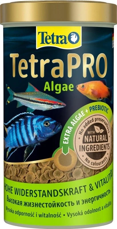 Tetra Pro Algae Crisps – Spirulina Fish Food for Tropical Aquarium Fish