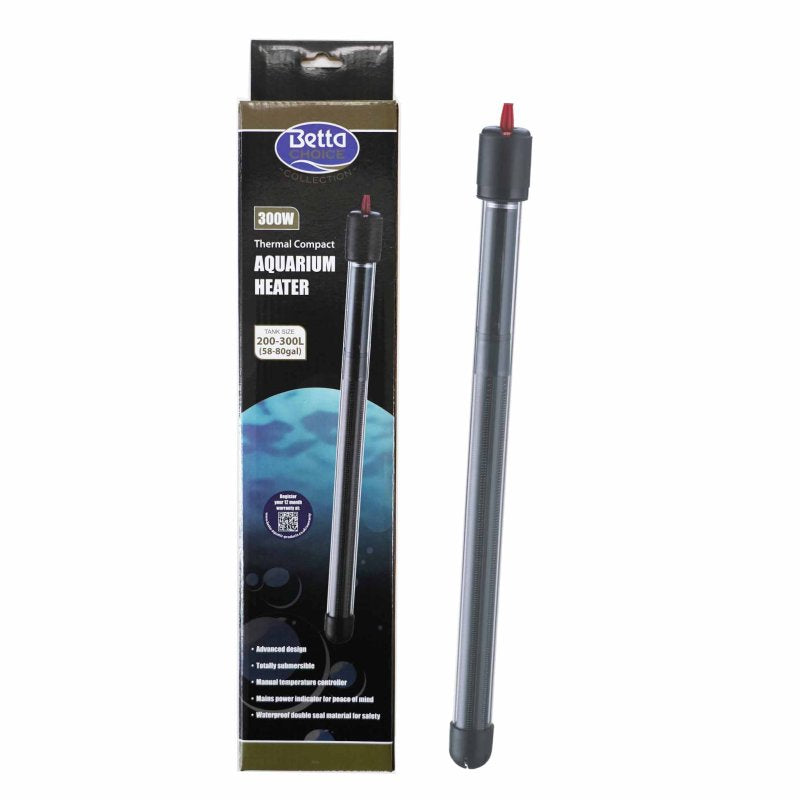 Betta Choice Compact Aquarium Heater – 25W to 300W