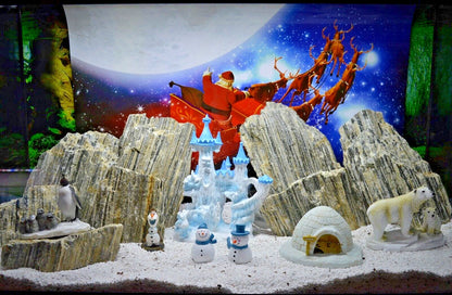 Aquarium Christmas ornaments Olaf Fish Tank Christmas tree fish tank decorations