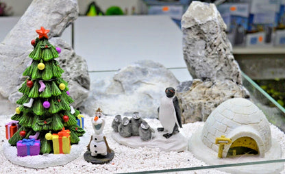 Aquarium Christmas ornaments Olaf Fish Tank Christmas tree fish tank decorations