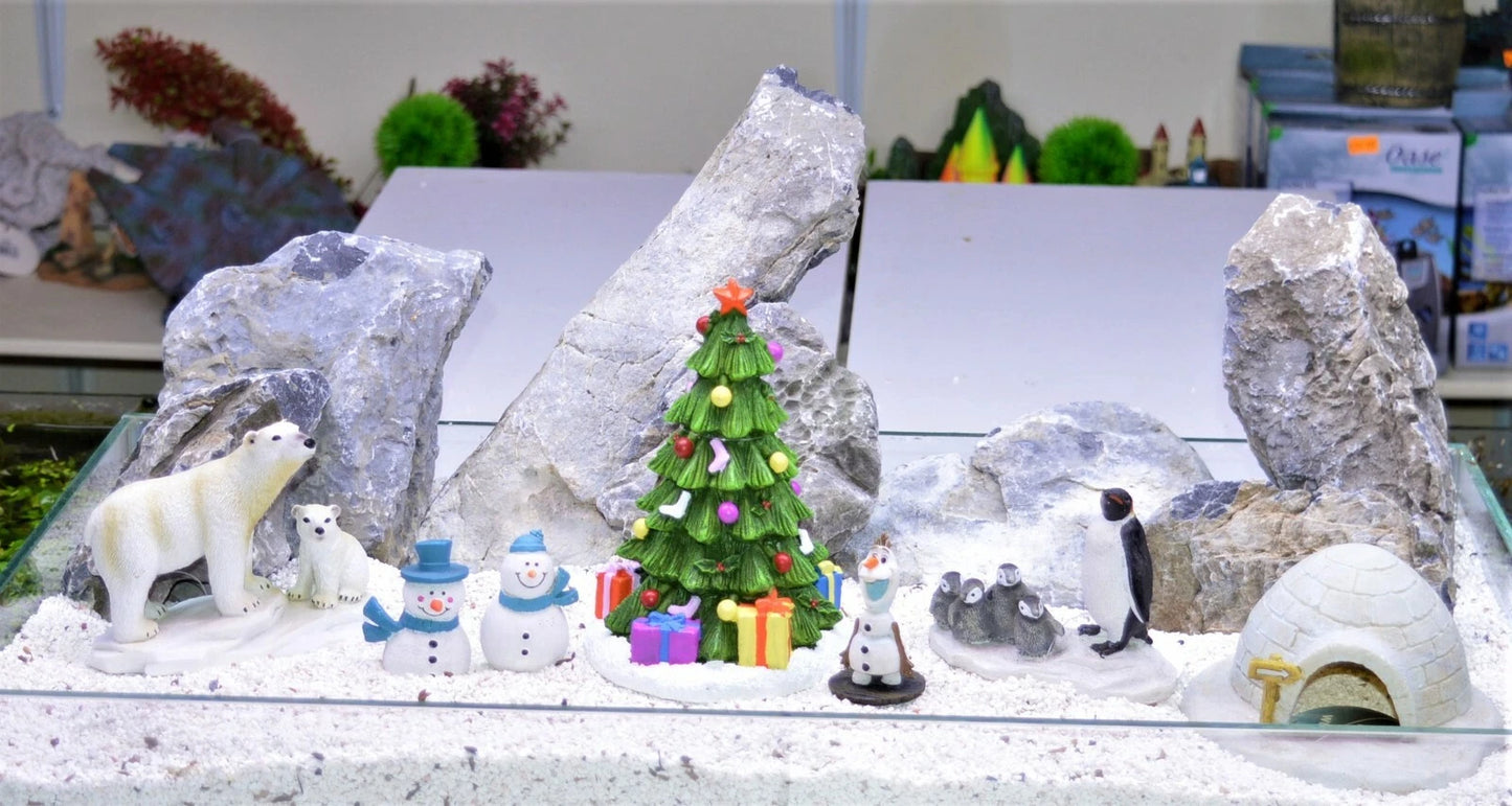 Aquarium Christmas ornaments Olaf Fish Tank Christmas tree fish tank decorations