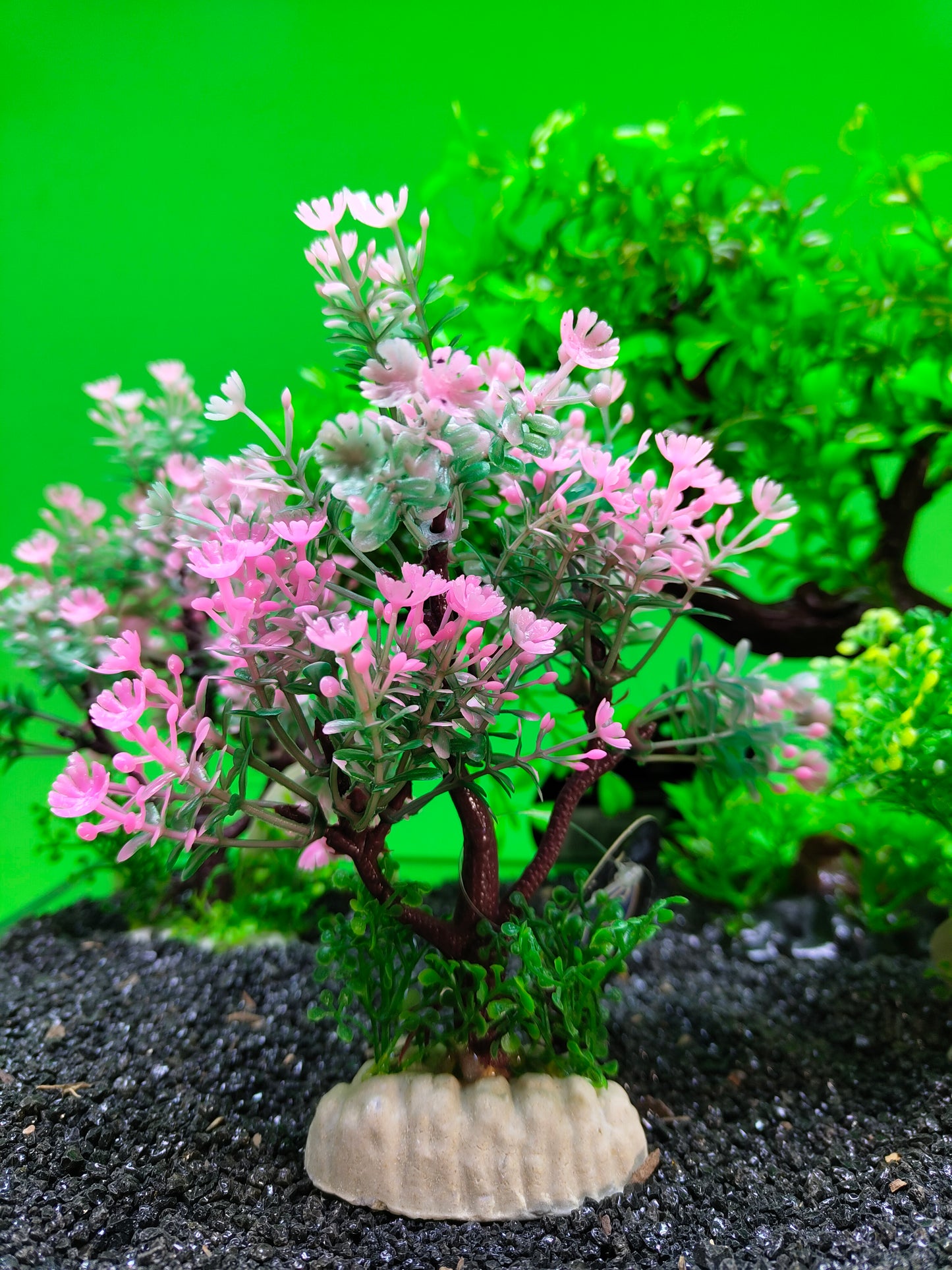 Artificial Aquarium Tree Ornament Fish Tank Plant Decoration Choose Your Colour