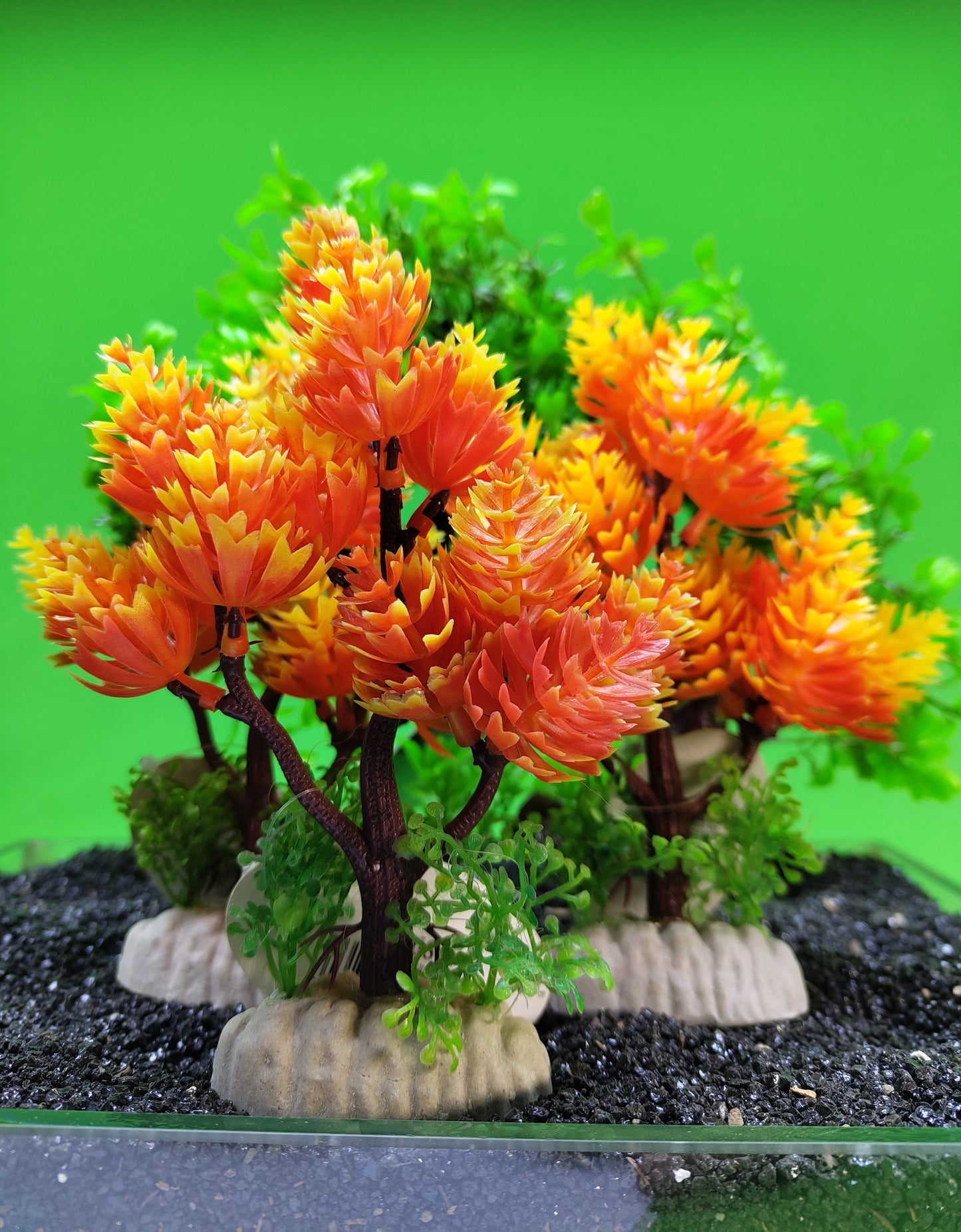 Artificial Aquarium Tree Ornament Fish Tank Plant Decoration Choose Your Colour