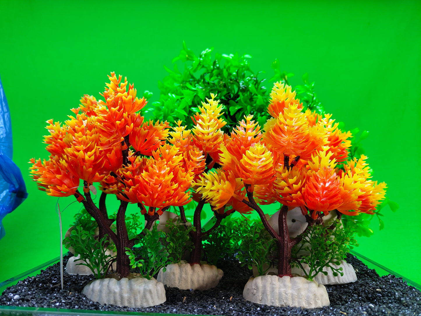 Artificial Aquarium Tree Ornament Fish Tank Plant Decoration Choose Your Colour
