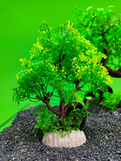 Artificial Aquarium Tree Ornament Fish Tank Plant Decoration Choose Your Colour