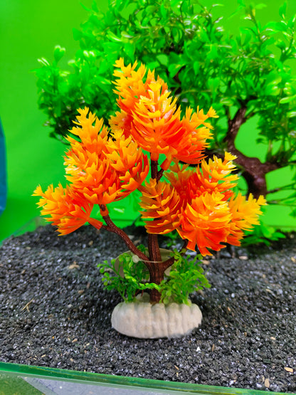 Artificial Aquarium Tree Ornament Fish Tank Plant Decoration Choose Your Colour