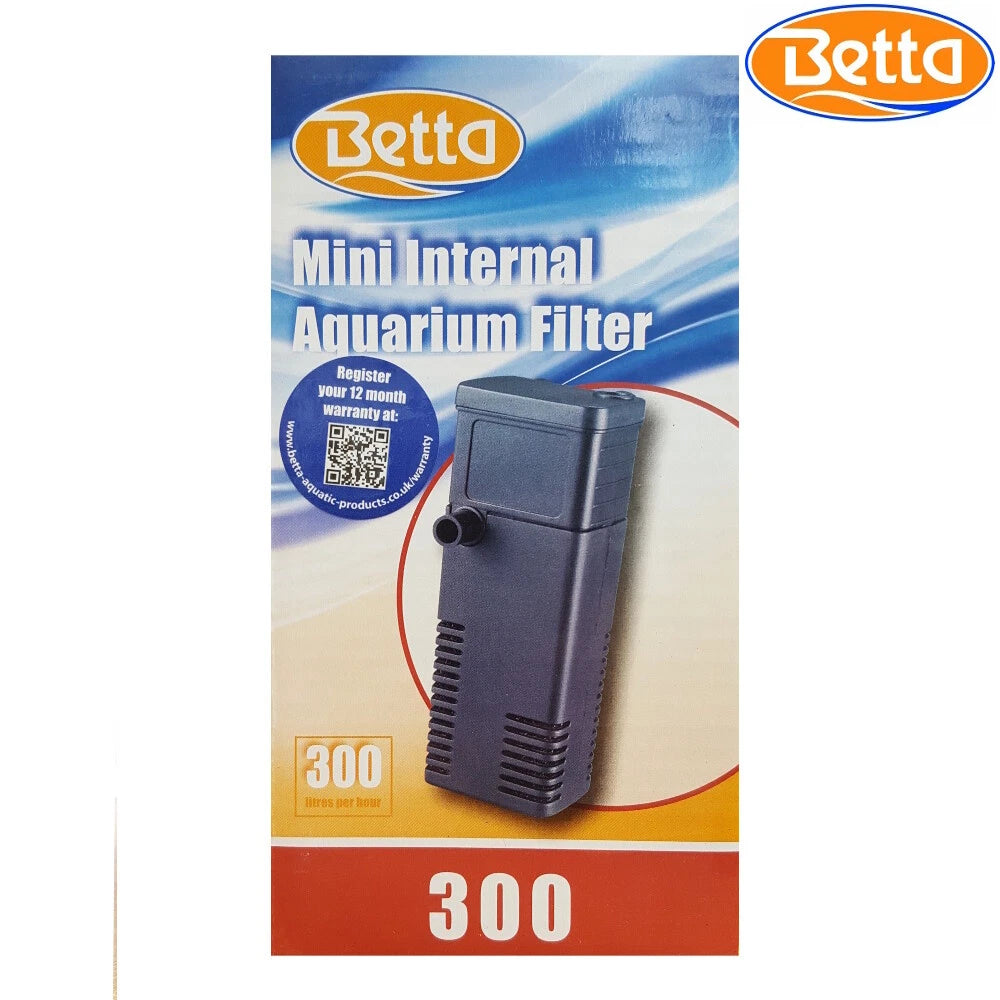 Betta Aquarium Fish Tank Internal Filter Aquariums 150L/H-1300L/H & Media spares