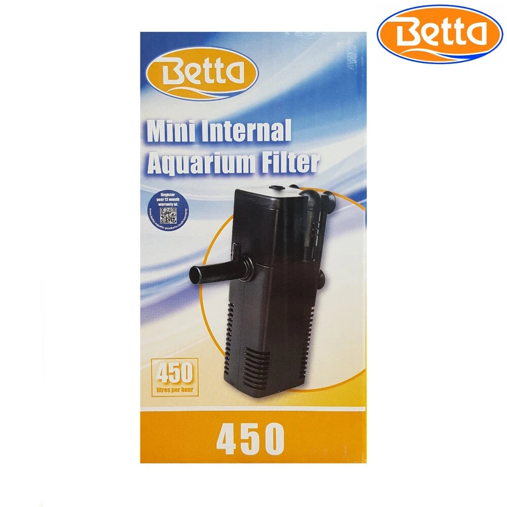 Betta Aquarium Fish Tank Internal Filter Aquariums 150L/H-1300L/H & Media spares