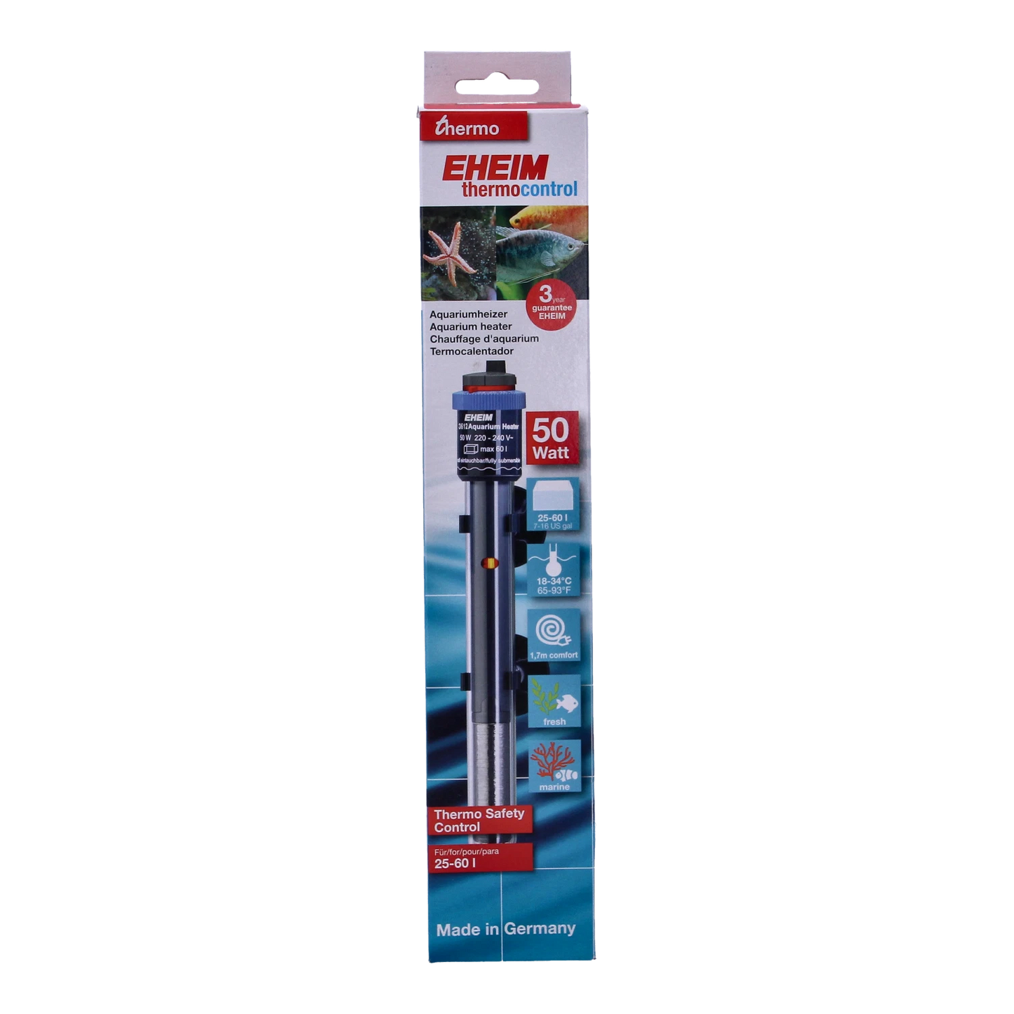 Eheim Thermocontrol Jager Aquarium Heater – Thermostat for Tropical & Marine Fish Tanks