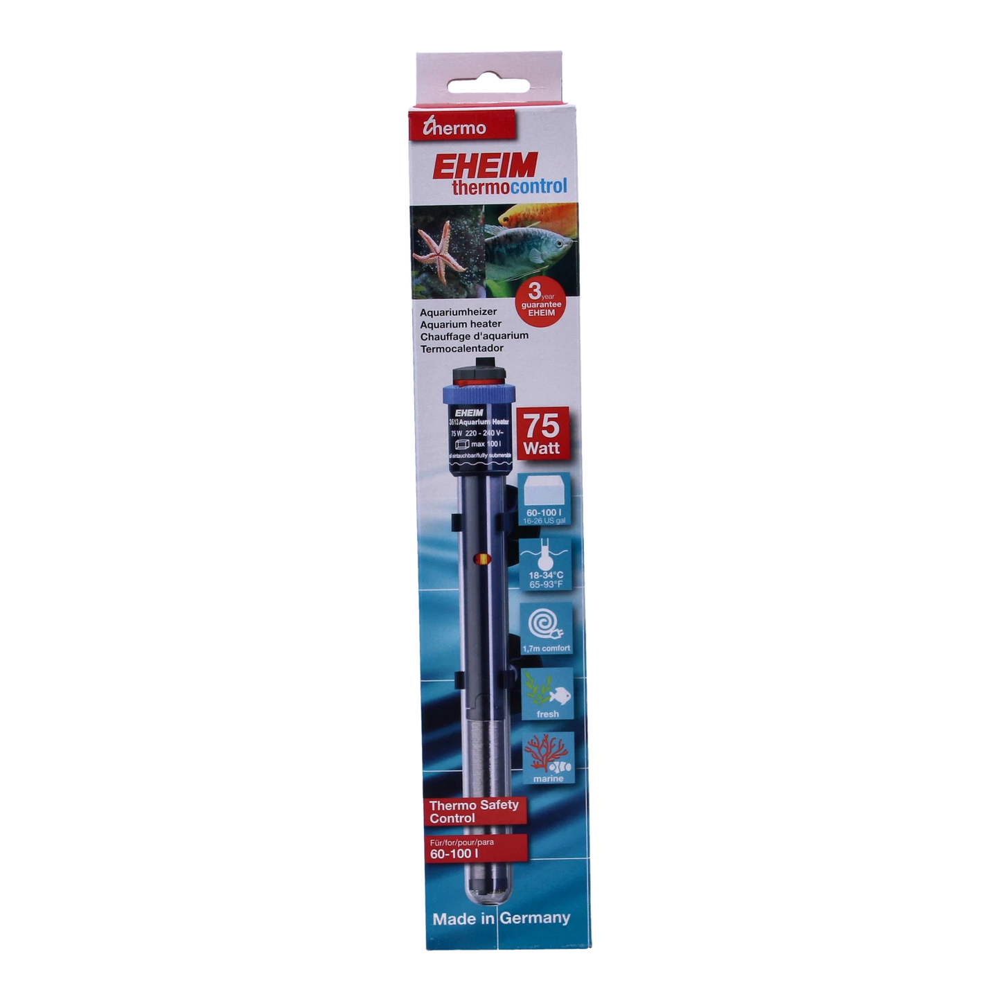 Eheim Thermocontrol Jager Aquarium Heater – Thermostat for Tropical & Marine Fish Tanks