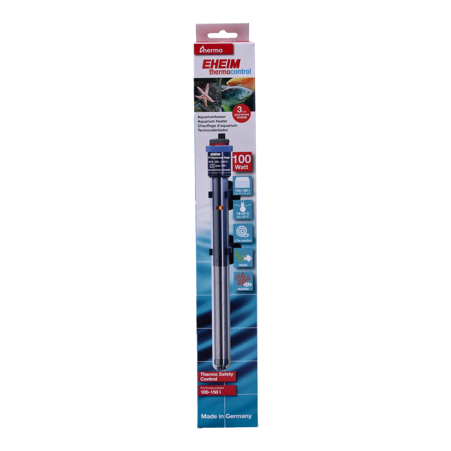 Eheim Thermocontrol Jager Aquarium Heater – Thermostat for Tropical & Marine Fish Tanks