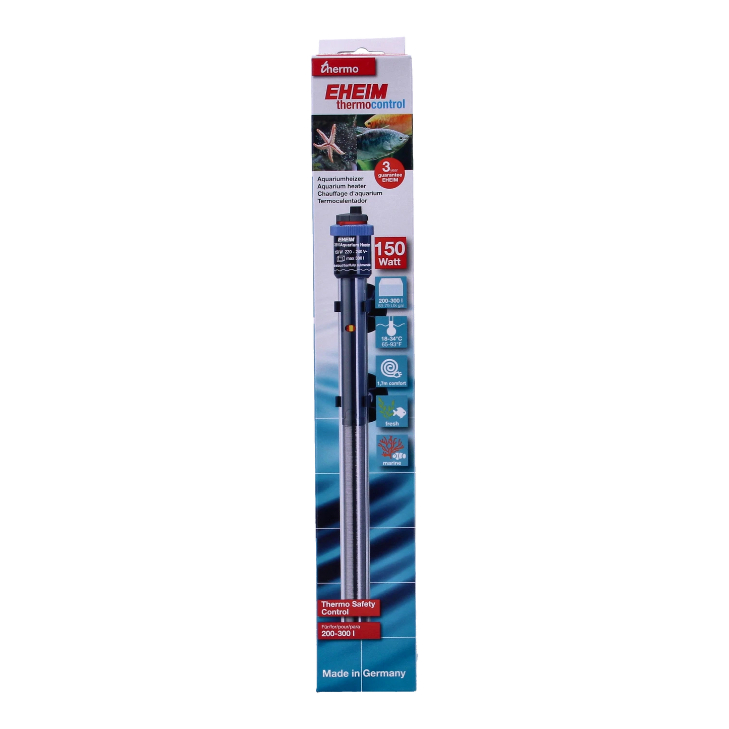 Eheim Thermocontrol Jager Aquarium Heater – Thermostat for Tropical & Marine Fish Tanks