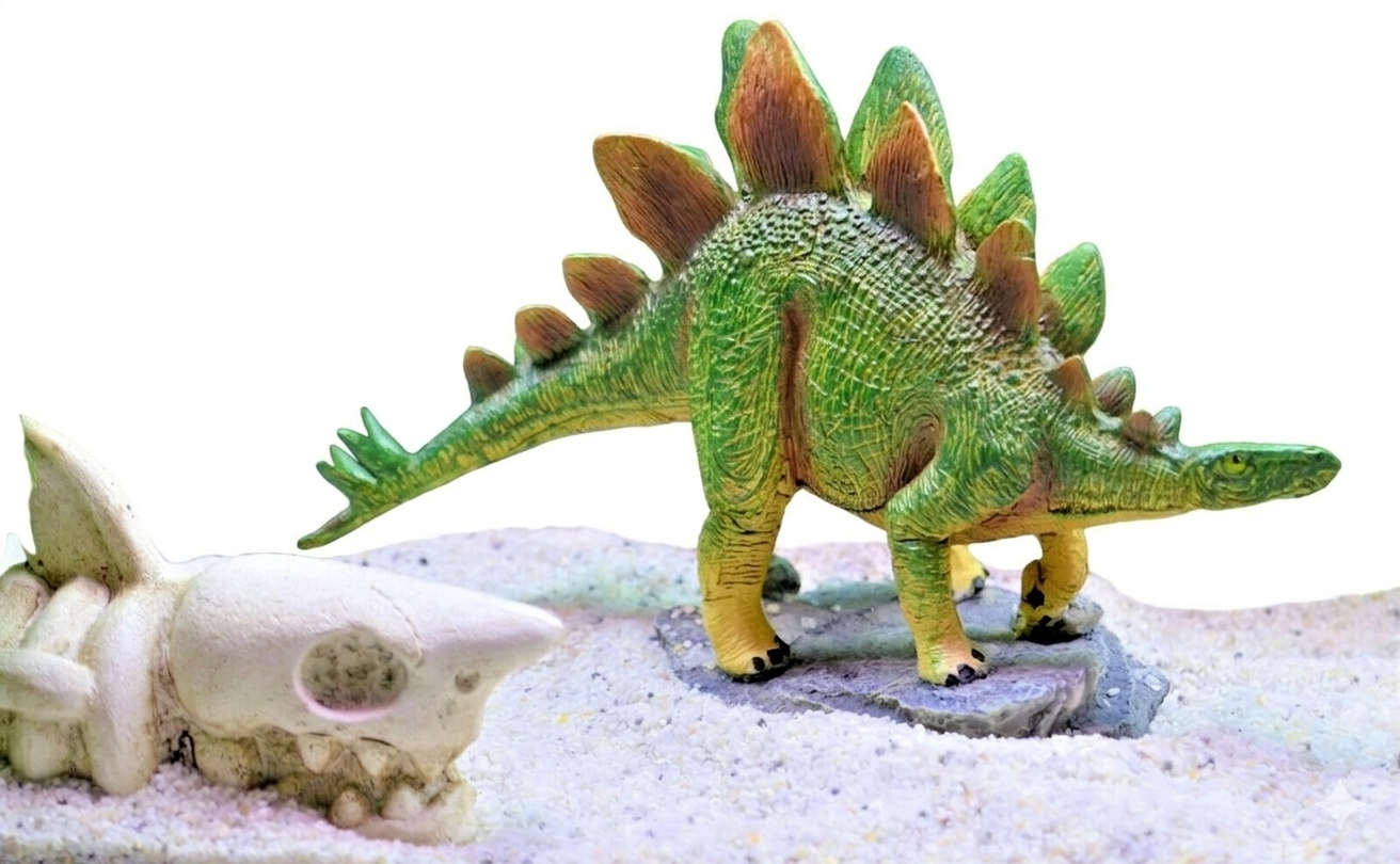 Jurassic Park Dinosaur Gates Aquarium Bridge Fish Tank Ornament