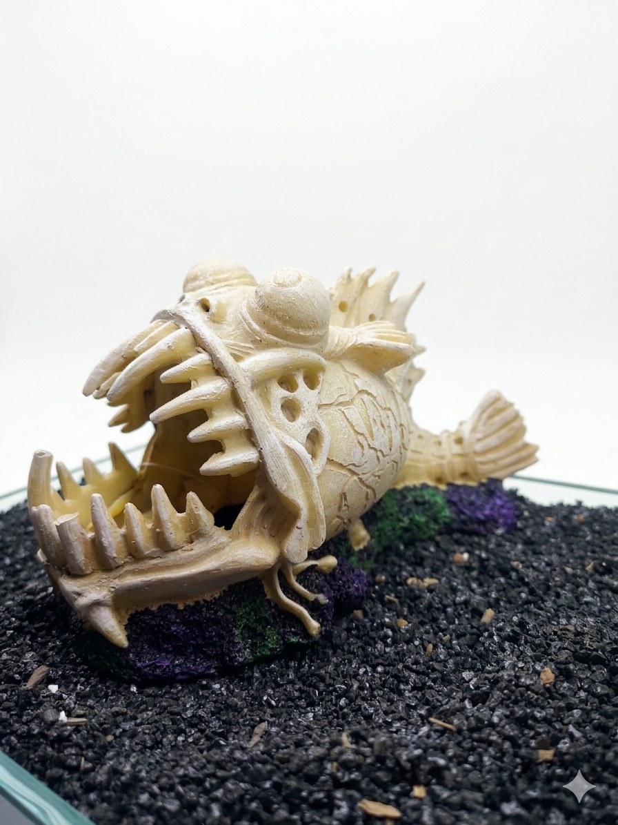 LED Monster Fish Decoration by SF Deco – Aquarium Ornament