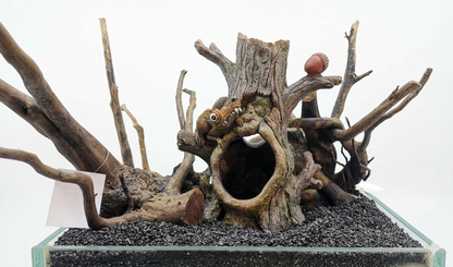 Aquarium Acorn Tree Cave Decoration – Fish Tank Hideaway Ornament