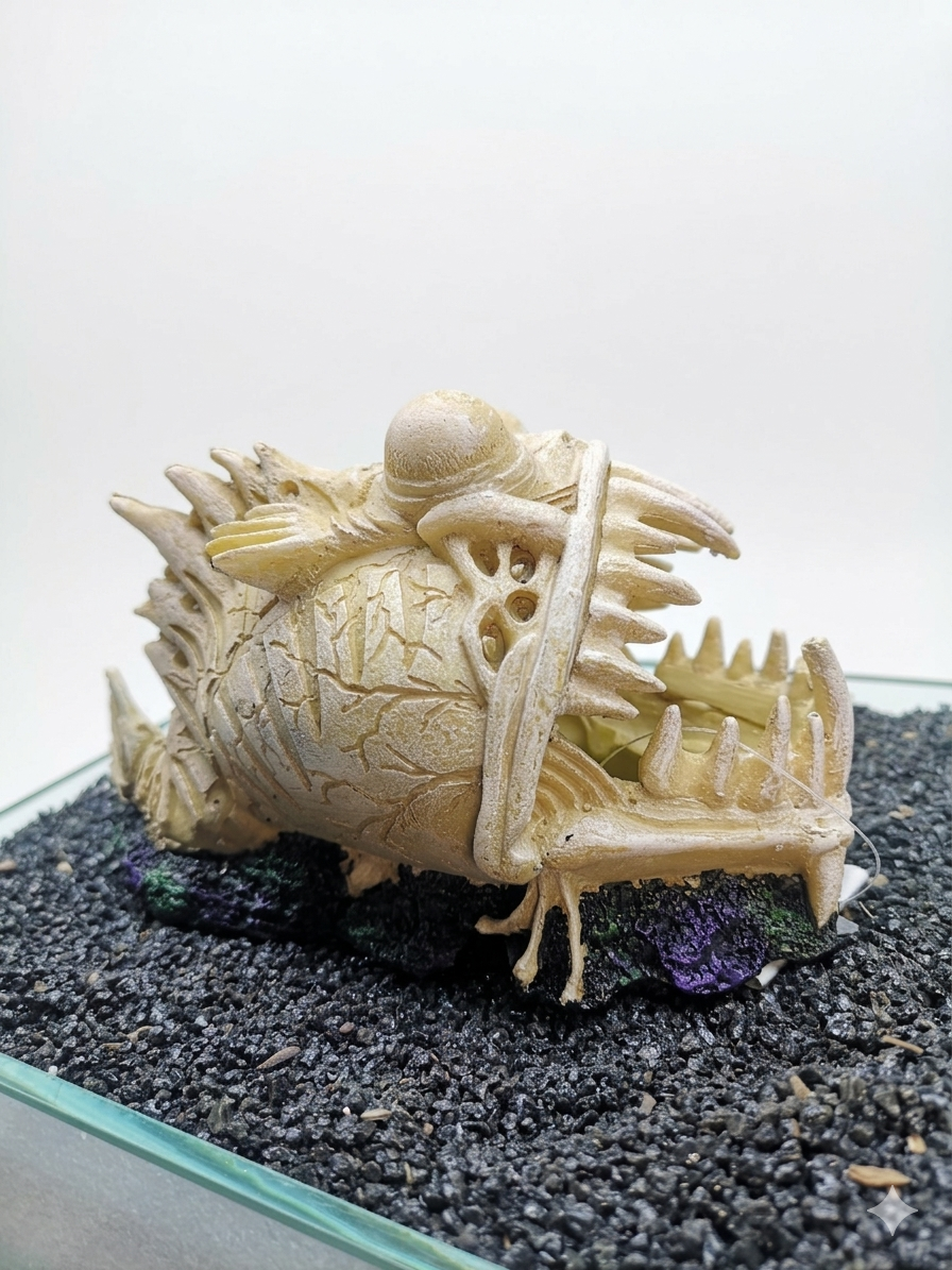 LED Monster Fish Decoration by SF Deco – Aquarium Ornament
