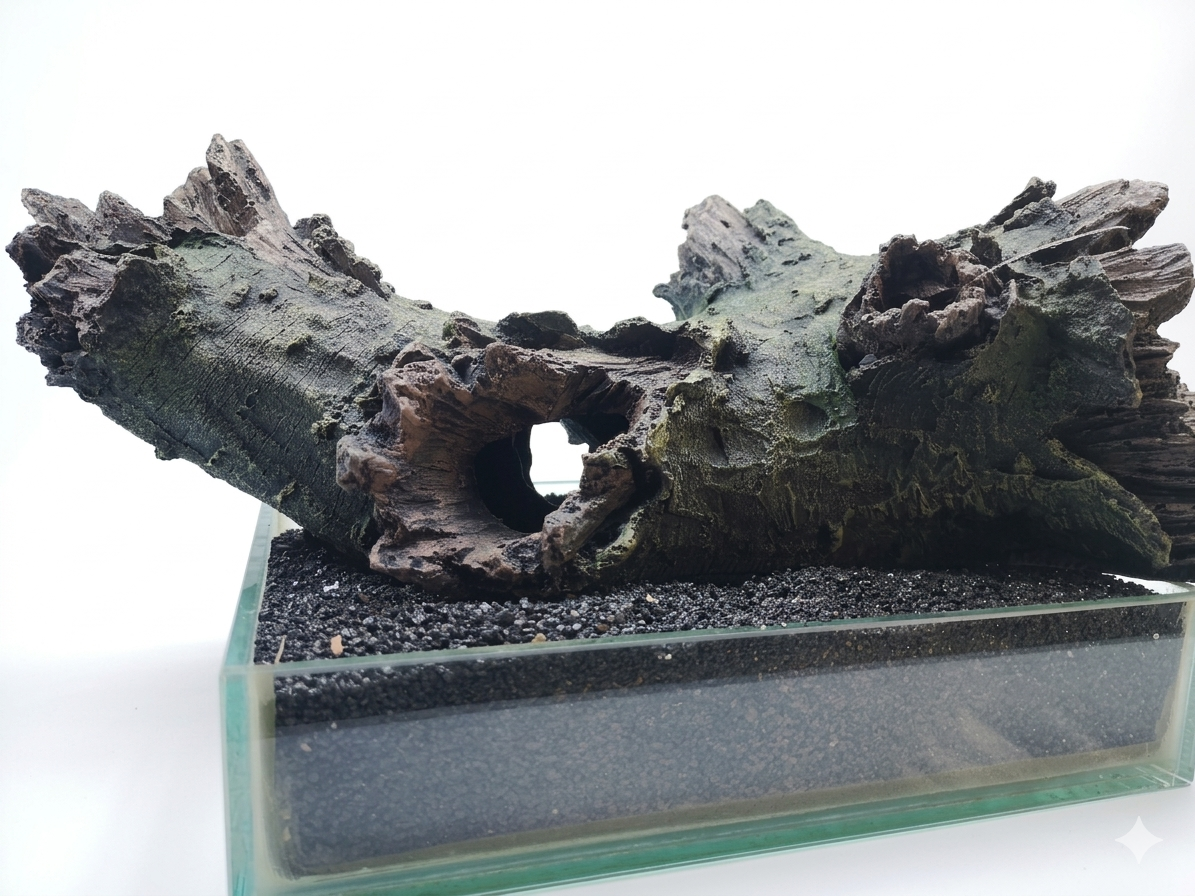 Aqua One Jumbo Hollow Branch Aquarium Ornament – Fish Tank Decoration