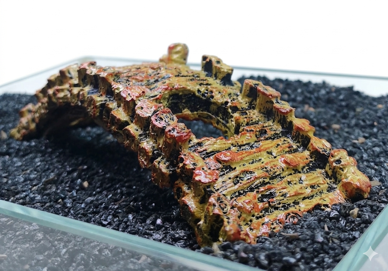 Aquarium Bridge Ornament Fish Tank Decoration Cave Hideout Aquascape