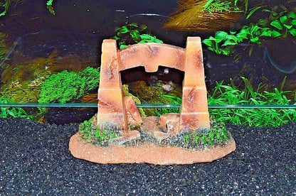 Jurassk Park Jurassic Dinosaur Gates Aquarium Bridge Fish Tank Ornament 913