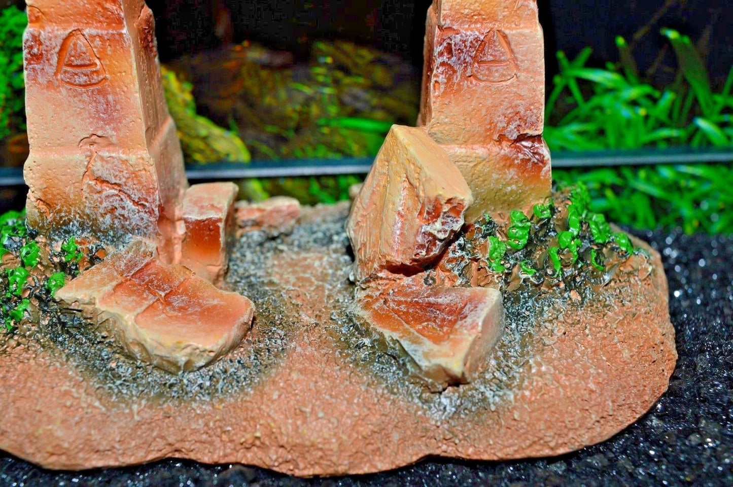 Jurassk Park Jurassic Dinosaur Gates Aquarium Bridge Fish Tank Ornament 913