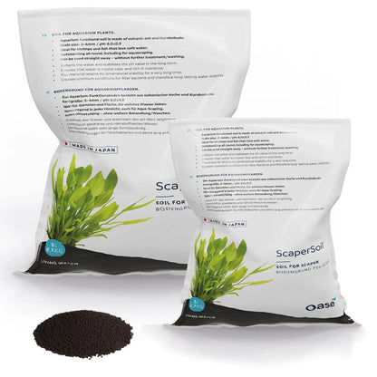 Oase ScaperLine Black Active Soil 2-4mm ph5.5-6.5 made in Japan