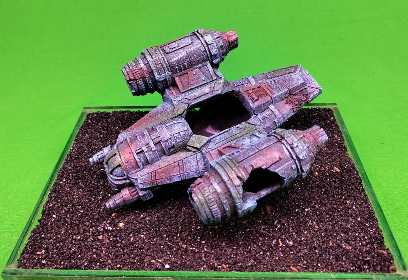 Razor crest Aquarium Fish Tank Ornament Space Ship 23cm Star Wars Replica