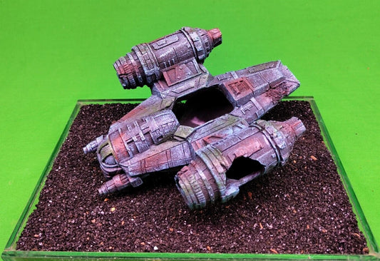 Razor crest Aquarium Fish Tank Ornament Space Ship 23cm Star Wars Replica