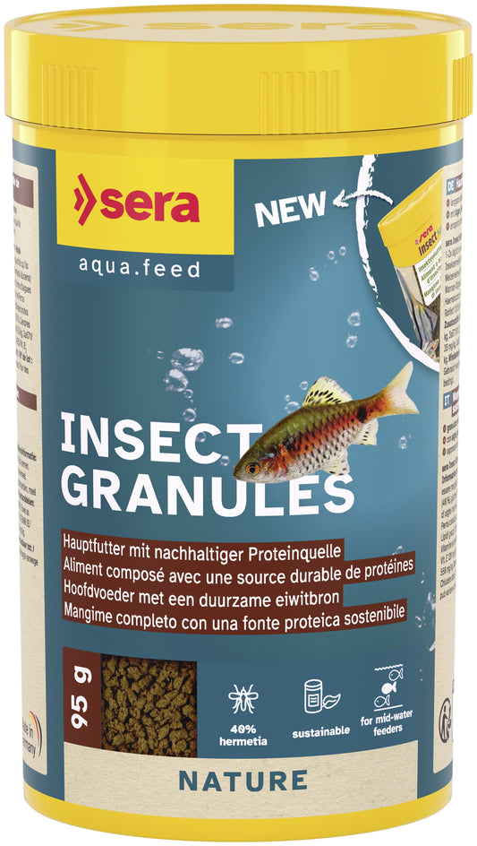 Sera Insect Granules Nature Aquarium Fish Food with Insect Protein 95g