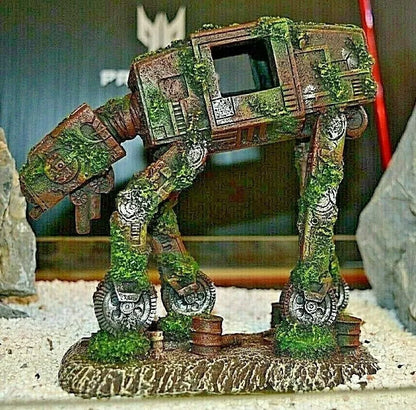 Space Dog “Star Wars Style AT AT” Medium size Aquarium Fish Tank Ornament
