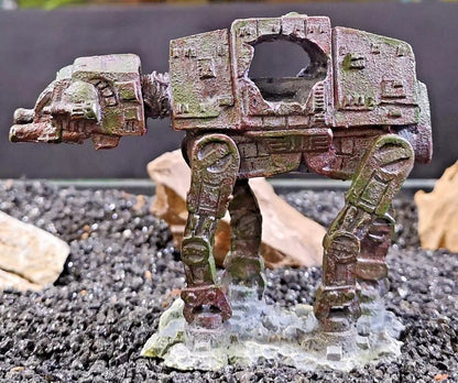 Space Dog “Star Wars Style AT AT” Small size Aquarium Fish Tank Ornament