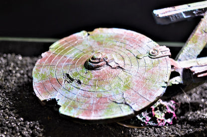 "Star Trek" style spaceship Aquarium Ornament Fish Tank Enterprise