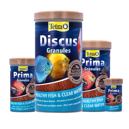 Tetra Prima Discus Granules – Complete Food for Tropical Discus Fish (30g, 75g, 150g, 300g)