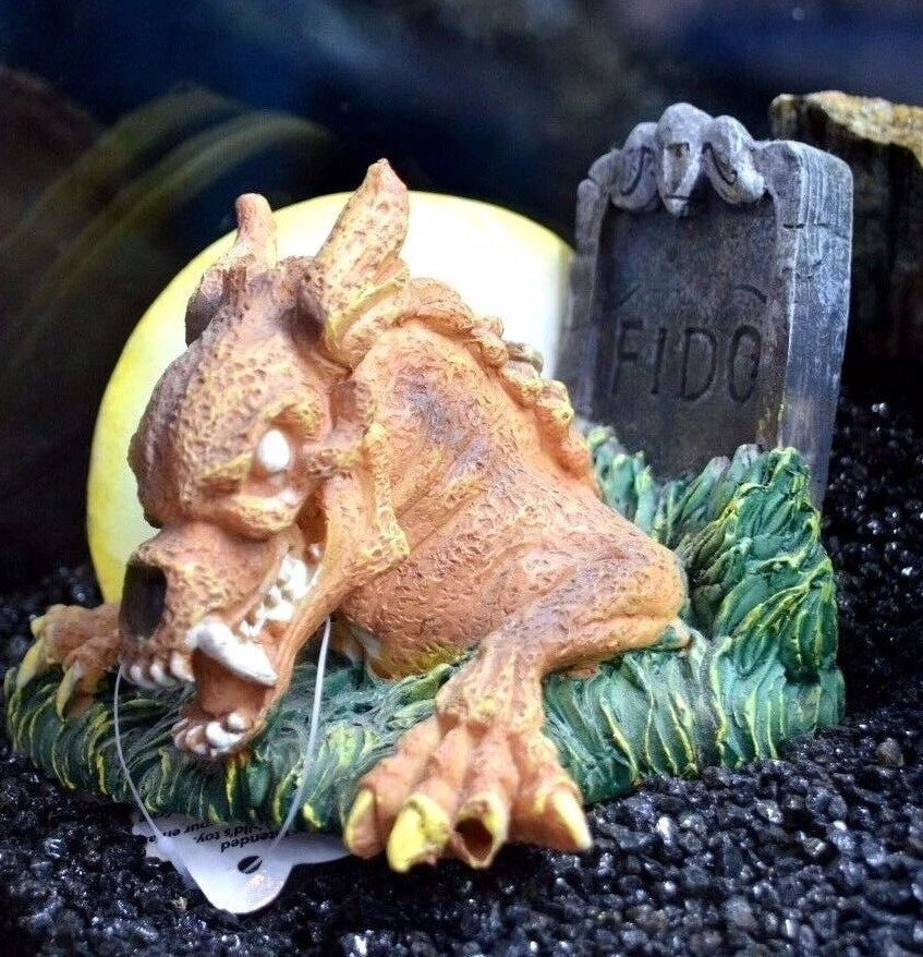 Zombie glow in the dark aquarium ornament Resin Fish Tank Decoration