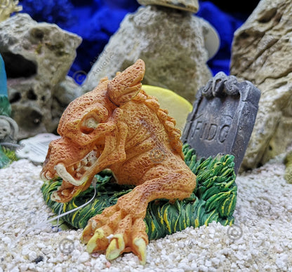 Zombie glow in the dark aquarium ornament Resin Fish Tank Decoration