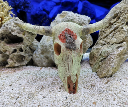 Zombie glow in the dark aquarium ornament Resin Fish Tank Decoration