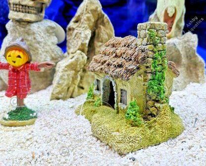 Zombie glow in the dark aquarium ornament Resin Fish Tank Decoration