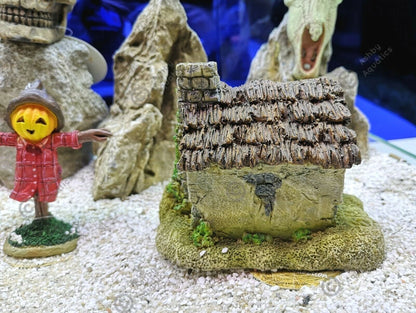 Zombie glow in the dark aquarium ornament Resin Fish Tank Decoration