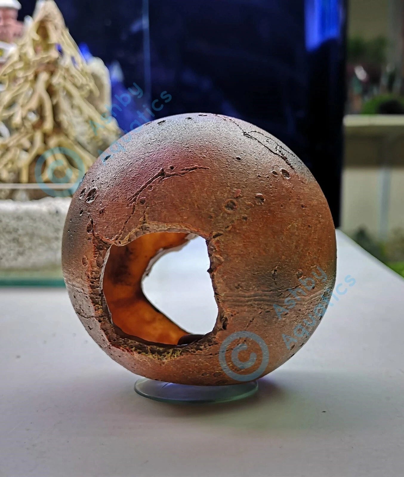 Zombie glow in the dark aquarium ornament Resin Fish Tank Decoration