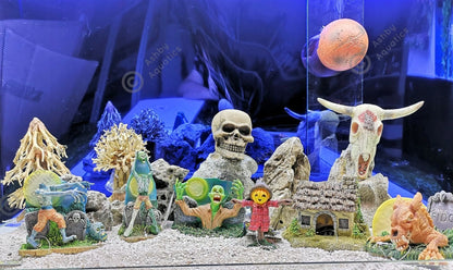 Zombie glow in the dark aquarium ornament Resin Fish Tank Decoration