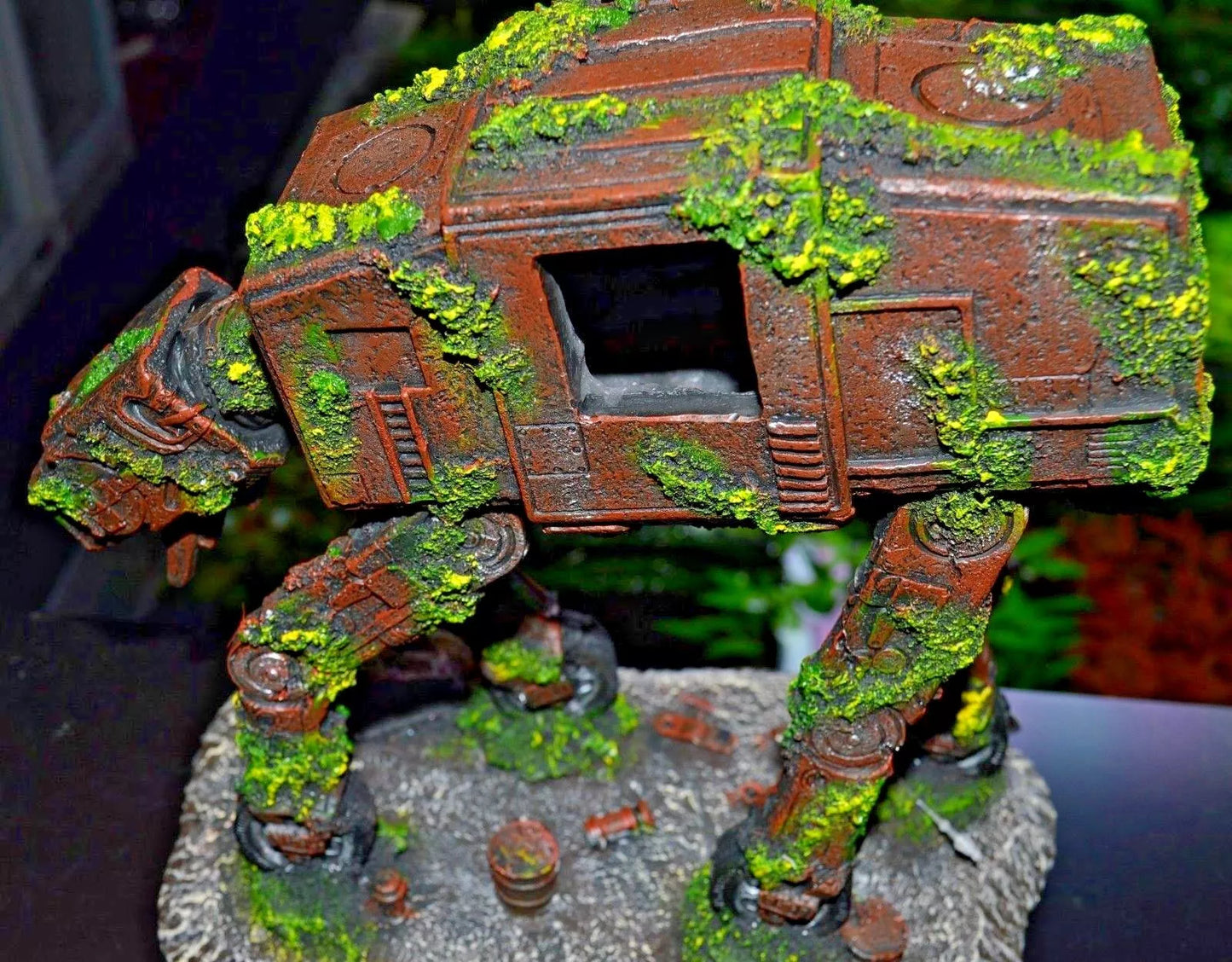 Space Dog “Star Wars Style AT AT” Large Aquarium Fish Tank Ornament