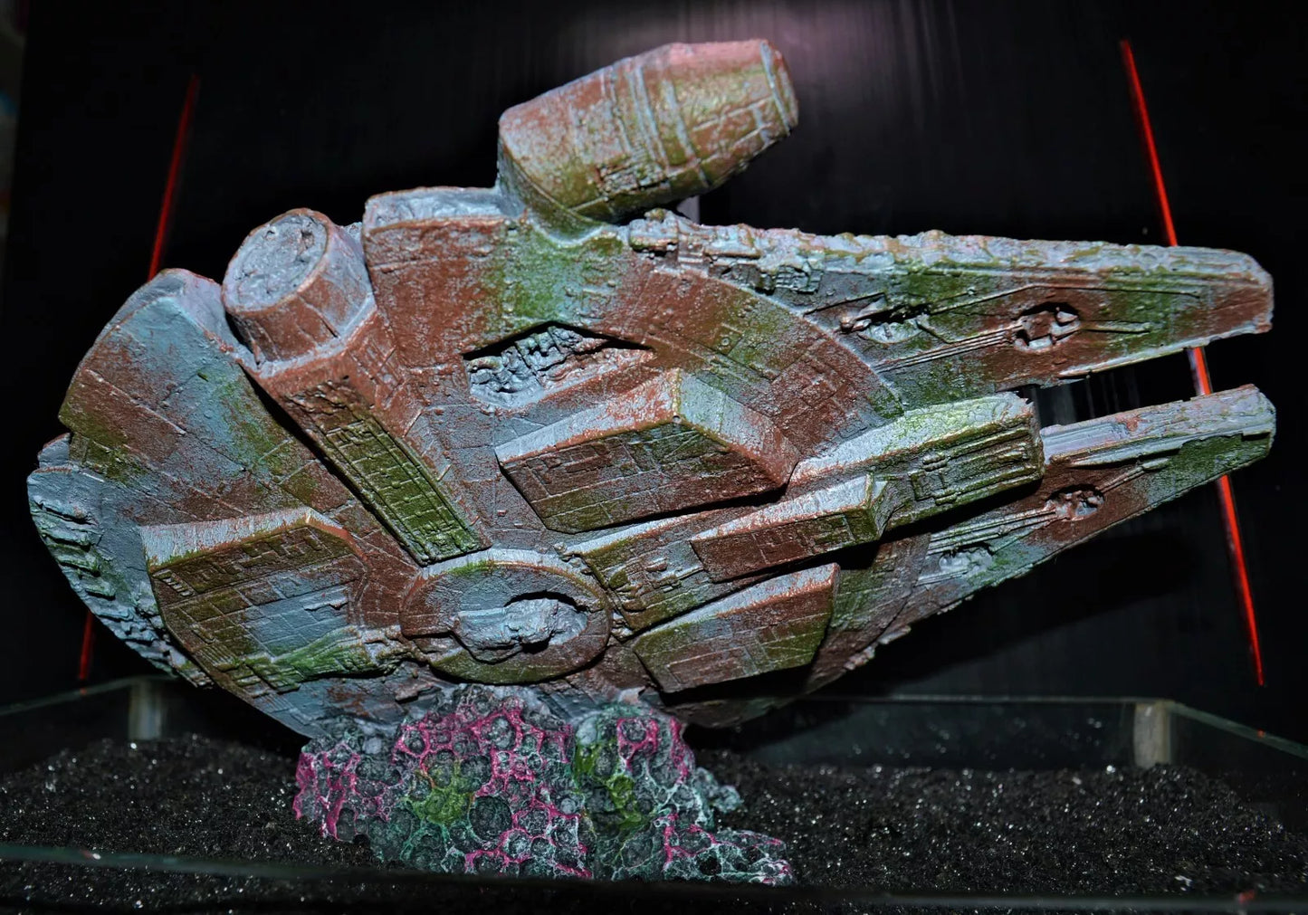Galactic Kestrel "Star Wars Style Falcon" Large Aquarium Fish Tank Ornament